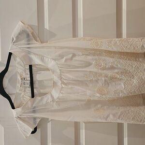 Max Studio XSP Eyelet Blouse